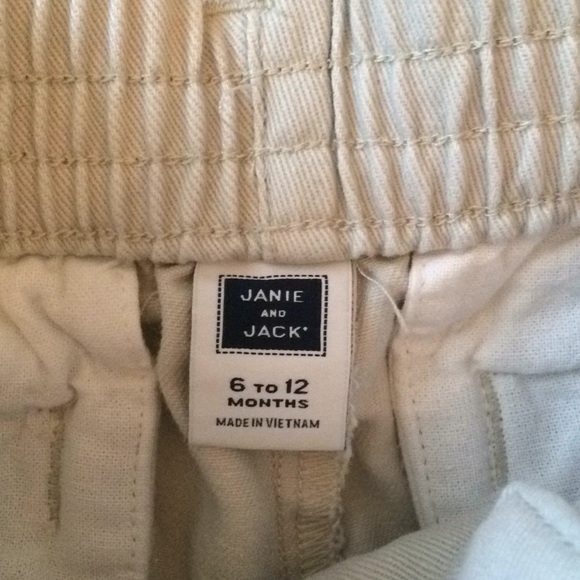 Janie and Jack l Light Khaki and Blue Anchor Short - Picture 3 of 4